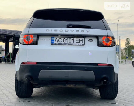 Белый Ленд Ровер Discovery Sport, объемом двигателя 2 л и пробегом 126 тыс. км за 20999 $, фото 14 на Automoto.ua