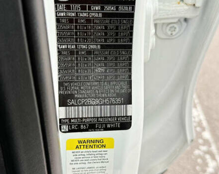 Белый Ленд Ровер Discovery Sport, объемом двигателя 2 л и пробегом 171 тыс. км за 19000 $, фото 13 на Automoto.ua