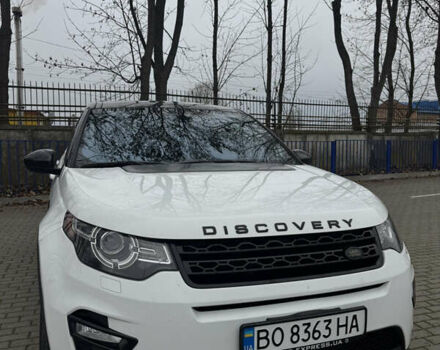 Белый Ленд Ровер Discovery Sport, объемом двигателя 2 л и пробегом 193 тыс. км за 18499 $, фото 1 на Automoto.ua