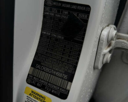 Белый Ленд Ровер Discovery Sport, объемом двигателя 2 л и пробегом 193 тыс. км за 18499 $, фото 23 на Automoto.ua