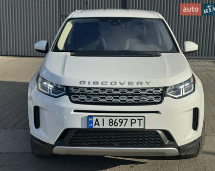 Белый Ленд Ровер Discovery Sport, объемом двигателя 2 л и пробегом 55 тыс. км за 23800 $, фото 2 на Automoto.ua