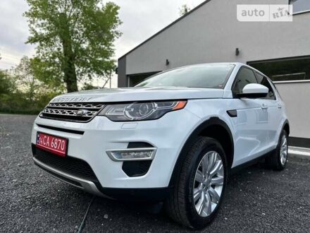 Белый Ленд Ровер Discovery Sport, объемом двигателя 2 л и пробегом 145 тыс. км за 19490 $, фото 1 на Automoto.ua