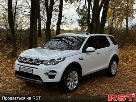 Белый Ленд Ровер Discovery Sport, объемом двигателя 2 л и пробегом 101 тыс. км за 17800 $, фото 1 на Automoto.ua