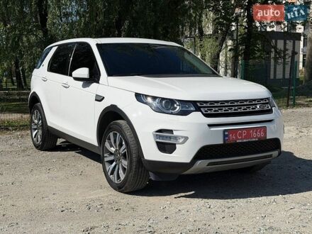 Белый Ленд Ровер Discovery Sport, объемом двигателя 2 л и пробегом 144 тыс. км за 19900 $, фото 1 на Automoto.ua