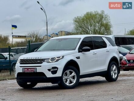Белый Ленд Ровер Discovery Sport, объемом двигателя 2 л и пробегом 102 тыс. км за 22500 $, фото 1 на Automoto.ua