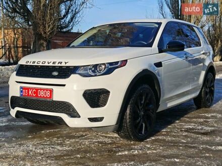 Белый Ленд Ровер Discovery Sport, объемом двигателя 2 л и пробегом 119 тыс. км за 19500 $, фото 1 на Automoto.ua