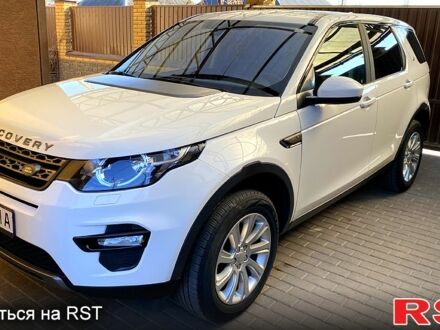 Белый Ленд Ровер Discovery Sport, объемом двигателя 2 л и пробегом 55 тыс. км за 20999 $, фото 1 на Automoto.ua
