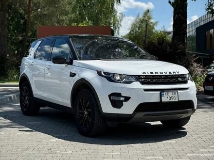 Белый Ленд Ровер Discovery Sport, объемом двигателя 2 л и пробегом 55 тыс. км за 20900 $, фото 1 на Automoto.ua