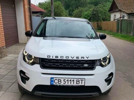 Белый Ленд Ровер Discovery Sport, объемом двигателя 2 л и пробегом 98 тыс. км за 29000 $, фото 1 на Automoto.ua