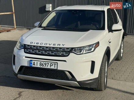 Белый Ленд Ровер Discovery Sport, объемом двигателя 2 л и пробегом 55 тыс. км за 23800 $, фото 1 на Automoto.ua
