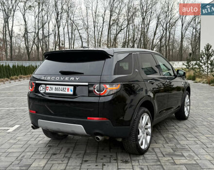 Черный Ленд Ровер Discovery Sport, объемом двигателя 2 л и пробегом 130 тыс. км за 18500 $, фото 4 на Automoto.ua