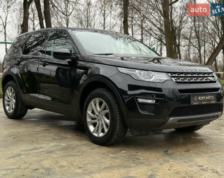 Черный Ленд Ровер Discovery Sport, объемом двигателя 2 л и пробегом 129 тыс. км за 17600 $, фото 1 на Automoto.ua
