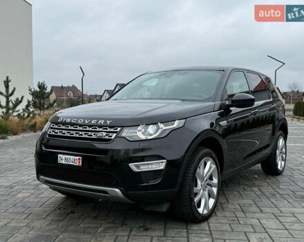 Черный Ленд Ровер Discovery Sport, объемом двигателя 2 л и пробегом 130 тыс. км за 18700 $, фото 4 на Automoto.ua