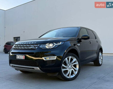 Черный Ленд Ровер Discovery Sport, объемом двигателя 2 л и пробегом 128 тыс. км за 19500 $, фото 2 на Automoto.ua