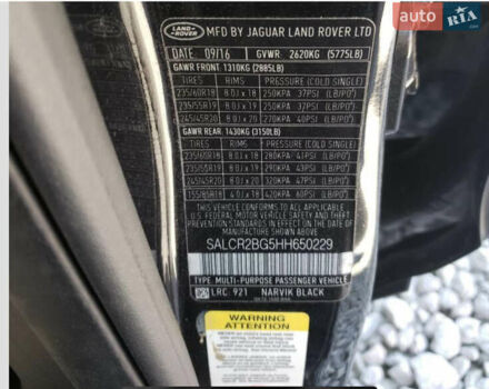 Черный Ленд Ровер Discovery Sport, объемом двигателя 2 л и пробегом 110 тыс. км за 17400 $, фото 23 на Automoto.ua