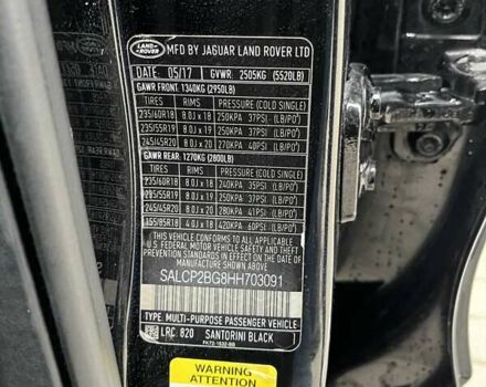 Черный Ленд Ровер Discovery Sport, объемом двигателя 2 л и пробегом 199 тыс. км за 16500 $, фото 21 на Automoto.ua