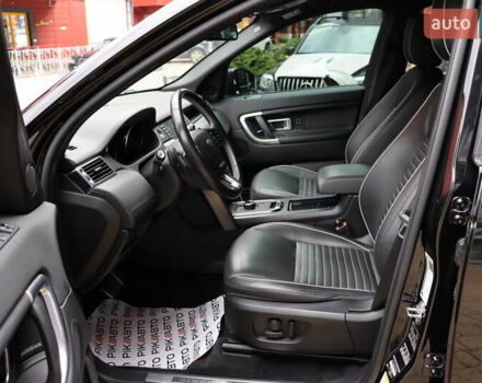 Черный Ленд Ровер Discovery Sport, объемом двигателя 2 л и пробегом 92 тыс. км за 20900 $, фото 16 на Automoto.ua