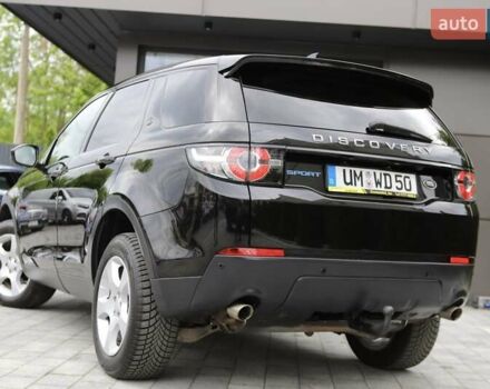 Черный Ленд Ровер Discovery Sport, объемом двигателя 2 л и пробегом 142 тыс. км за 23899 $, фото 97 на Automoto.ua