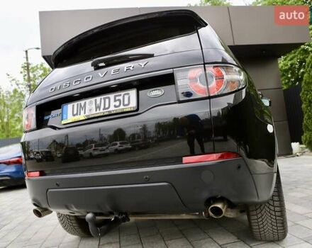 Черный Ленд Ровер Discovery Sport, объемом двигателя 2 л и пробегом 142 тыс. км за 23899 $, фото 75 на Automoto.ua