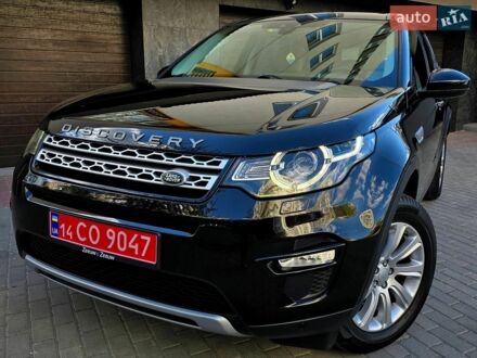 Черный Ленд Ровер Discovery Sport, объемом двигателя 2 л и пробегом 220 тыс. км за 15299 $, фото 1 на Automoto.ua