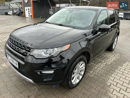 Черный Ленд Ровер Discovery Sport, объемом двигателя 2 л и пробегом 186 тыс. км за 14899 $, фото 1 на Automoto.ua