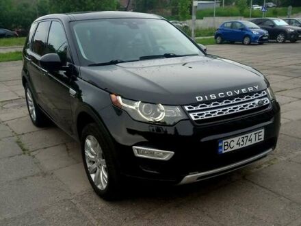 Черный Ленд Ровер Discovery Sport, объемом двигателя 2 л и пробегом 105 тыс. км за 21600 $, фото 1 на Automoto.ua