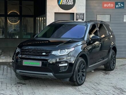 Черный Ленд Ровер Discovery Sport, объемом двигателя 2 л и пробегом 53 тыс. км за 16900 $, фото 1 на Automoto.ua