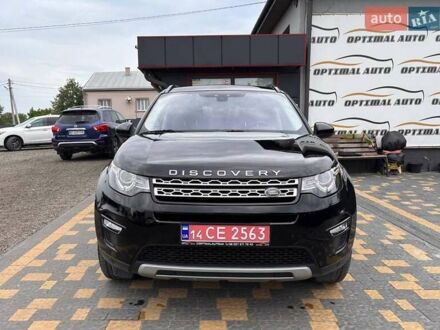 Черный Ленд Ровер Discovery Sport, объемом двигателя 2 л и пробегом 122 тыс. км за 17950 $, фото 1 на Automoto.ua