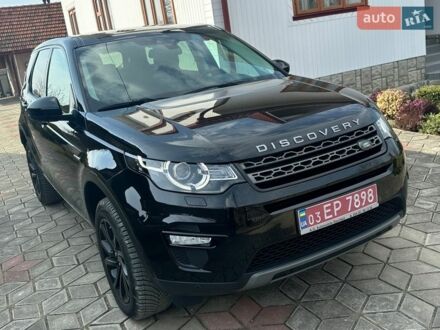 Черный Ленд Ровер Discovery Sport, объемом двигателя 2 л и пробегом 147 тыс. км за 19444 $, фото 1 на Automoto.ua