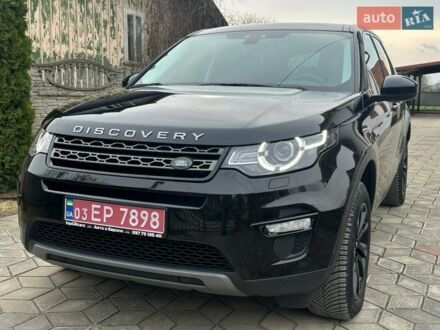 Черный Ленд Ровер Discovery Sport, объемом двигателя 2 л и пробегом 147 тыс. км за 18450 $, фото 1 на Automoto.ua