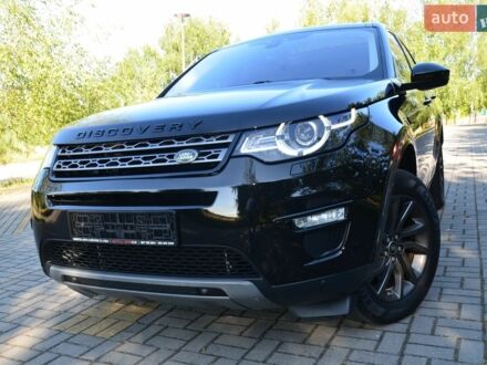 Черный Ленд Ровер Discovery Sport, объемом двигателя 2 л и пробегом 141 тыс. км за 16450 $, фото 1 на Automoto.ua