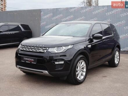 Черный Ленд Ровер Discovery Sport, объемом двигателя 2 л и пробегом 111 тыс. км за 20500 $, фото 1 на Automoto.ua