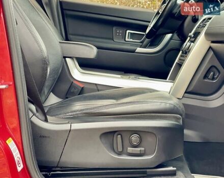 Красный Ленд Ровер Discovery Sport, объемом двигателя 2 л и пробегом 170 тыс. км за 18450 $, фото 30 на Automoto.ua