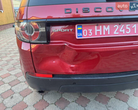 Червоний Ленд Ровер Discovery Sport, об'ємом двигуна 2 л та пробігом 254 тис. км за 12699 $, фото 33 на Automoto.ua