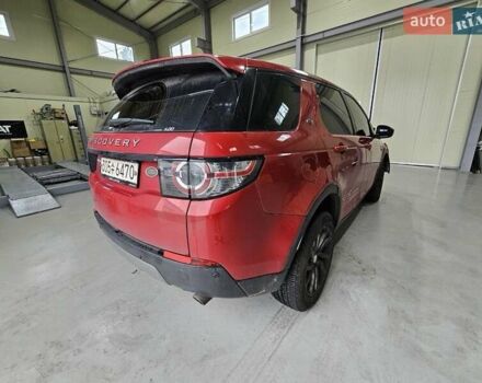 Красный Ленд Ровер Discovery Sport, объемом двигателя 2 л и пробегом 111 тыс. км за 16550 $, фото 4 на Automoto.ua