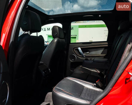 Красный Ленд Ровер Discovery Sport, объемом двигателя 2 л и пробегом 77 тыс. км за 45000 $, фото 16 на Automoto.ua