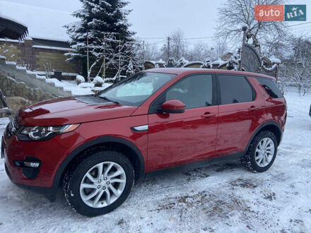 Красный Ленд Ровер Discovery Sport, объемом двигателя 2 л и пробегом 220 тыс. км за 15800 $, фото 1 на Automoto.ua
