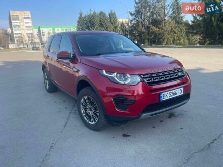 Красный Ленд Ровер Discovery Sport, объемом двигателя 2 л и пробегом 240 тыс. км за 15995 $, фото 1 на Automoto.ua