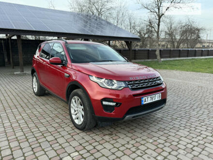 Красный Ленд Ровер Discovery Sport, объемом двигателя 2 л и пробегом 169 тыс. км за 21700 $, фото 1 на Automoto.ua