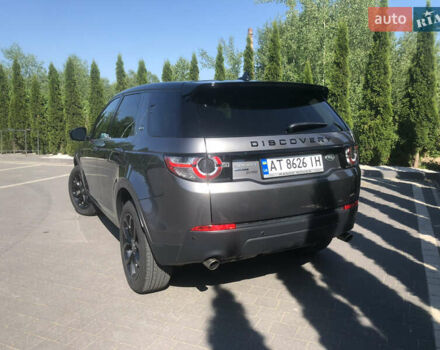 Серый Ленд Ровер Discovery Sport, объемом двигателя 2 л и пробегом 100 тыс. км за 19300 $, фото 4 на Automoto.ua