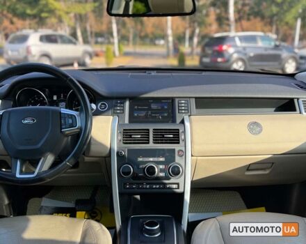 Серый Ленд Ровер Discovery Sport, объемом двигателя 2 л и пробегом 116 тыс. км за 19500 $, фото 14 на Automoto.ua