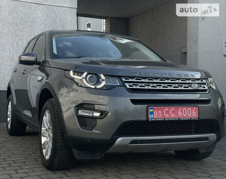 Сірий Ленд Ровер Discovery Sport, об'ємом двигуна 2 л та пробігом 127 тис. км за 19499 $, фото 2 на Automoto.ua