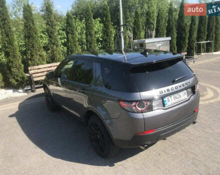 Серый Ленд Ровер Discovery Sport, объемом двигателя 2 л и пробегом 100 тыс. км за 19300 $, фото 6 на Automoto.ua