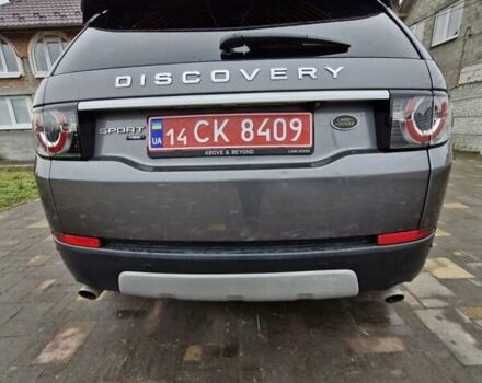 Серый Ленд Ровер Discovery Sport, объемом двигателя 2 л и пробегом 167 тыс. км за 21800 $, фото 9 на Automoto.ua