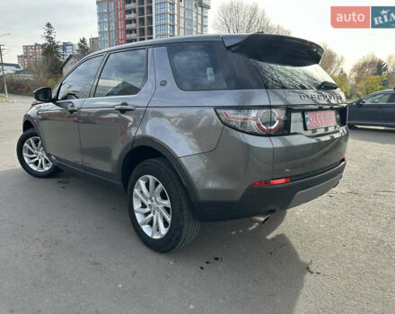 Серый Ленд Ровер Discovery Sport, объемом двигателя 2 л и пробегом 167 тыс. км за 21999 $, фото 4 на Automoto.ua