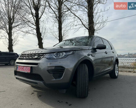 Серый Ленд Ровер Discovery Sport, объемом двигателя 2 л и пробегом 167 тыс. км за 21999 $, фото 8 на Automoto.ua