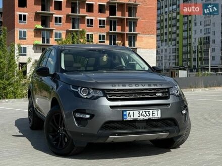 Серый Ленд Ровер Discovery Sport, объемом двигателя 2 л и пробегом 55 тыс. км за 19900 $, фото 1 на Automoto.ua