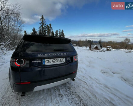 Синий Ленд Ровер Discovery Sport, объемом двигателя 2 л и пробегом 128 тыс. км за 25500 $, фото 2 на Automoto.ua