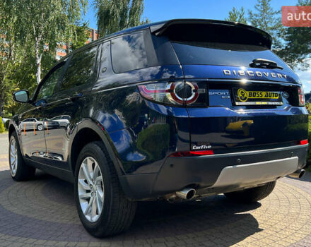Синій Ленд Ровер Discovery Sport, об'ємом двигуна 2 л та пробігом 106 тис. км за 19500 $, фото 4 на Automoto.ua