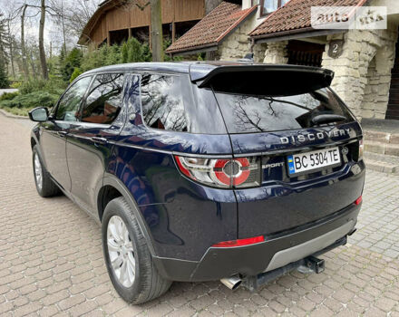 Синий Ленд Ровер Discovery Sport, объемом двигателя 2 л и пробегом 150 тыс. км за 16100 $, фото 6 на Automoto.ua